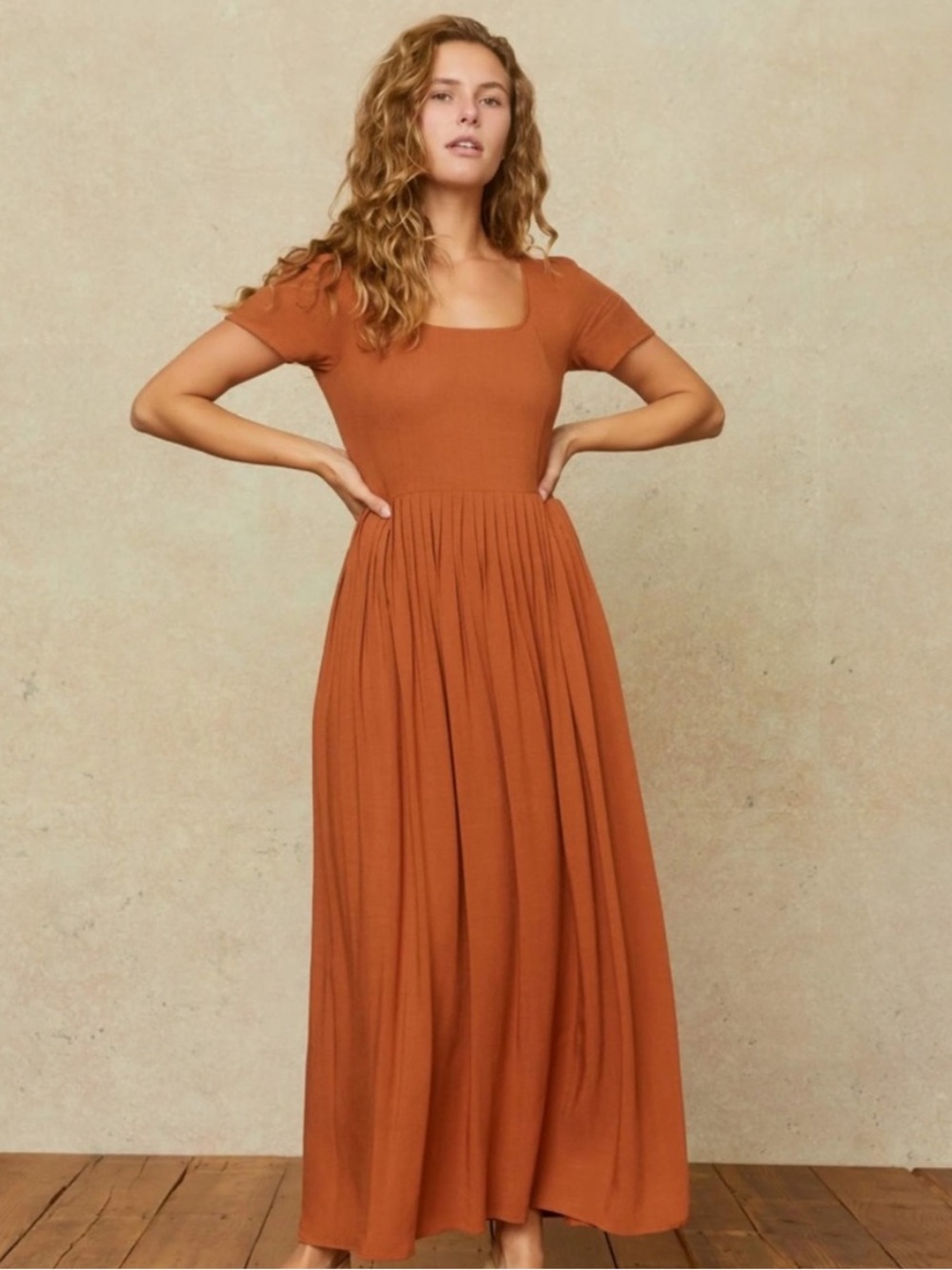 Christy Dawn Scarlet Dress in Rust